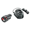 Bosch PBA akku és töltő, 12V, 1.5Ah