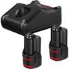 Bosch GBA akku és töltő, 12V, 2x3Ah