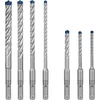 Bosch Expert SDS Plus 7X kalapácsfúró készlet, 5-12mm, 7db
