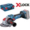 Bosch GWX 18V-15 SC akkus sarokcsiszoló kofferben, X-LOCK, 18V, 125mm (akku és töltő nélkül)