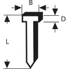 Bosch Type 48 tűzőszeg, 14mm, 1000db