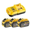 DeWalt DCB118X3 univerzális akku szett, 54V (3db 9Ah akku, 1db töltő)