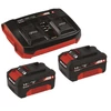 Einhell PXC Twincharger Kit gyorstöltő szett, 2x3.0Ah akku + 6V töltő