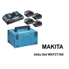 Makita 4db BL1850B akku csomag LXT + DC18RD Dupla töltő MAKPAC kofferben 