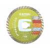 Extol Turbo gyémántvágó korong, száraz/vizes vágáshoz 125x2.4x22.2mm