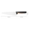 Fiskars Functional Form nagy szakácskés, 20cm