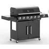 Riwall RGG 61 EXL prémium gázüzemű grillsütő 24kW, 6+1 gázégővel