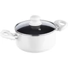Lamart LT1015 MULTICOLOR lábas fedővel, tapadásmentes, 2L, fehér