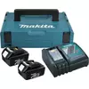Makita 2db BL1830B akku csomag LXT + DC18RC töltő MAKPAC kofferben