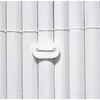 Nortene Fixcane rögzítő műanyag nádfonat rögzítéséhez, fehér, 3.3x19mm, 26db