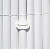 Nortene Fixcane rögzítő műanyag nádfonat rögzítéséhez, fehér, 3.3x19mm, 26db
