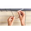 Nortene Fixing Cord tű és zsineg, fekete, 25m