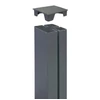 Nortene Tap Alupost fedő, Alupost-hoz, sötétszürke, 6x6x2.1cm