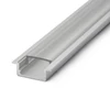 Phenom LED aluminium profil takaró búra, 41011A2-höz, átlátszó, 2000mm