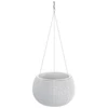 Prosperplast Splofy Bowl WS kaspó, műanyag, függő, 290x195mm, fehér