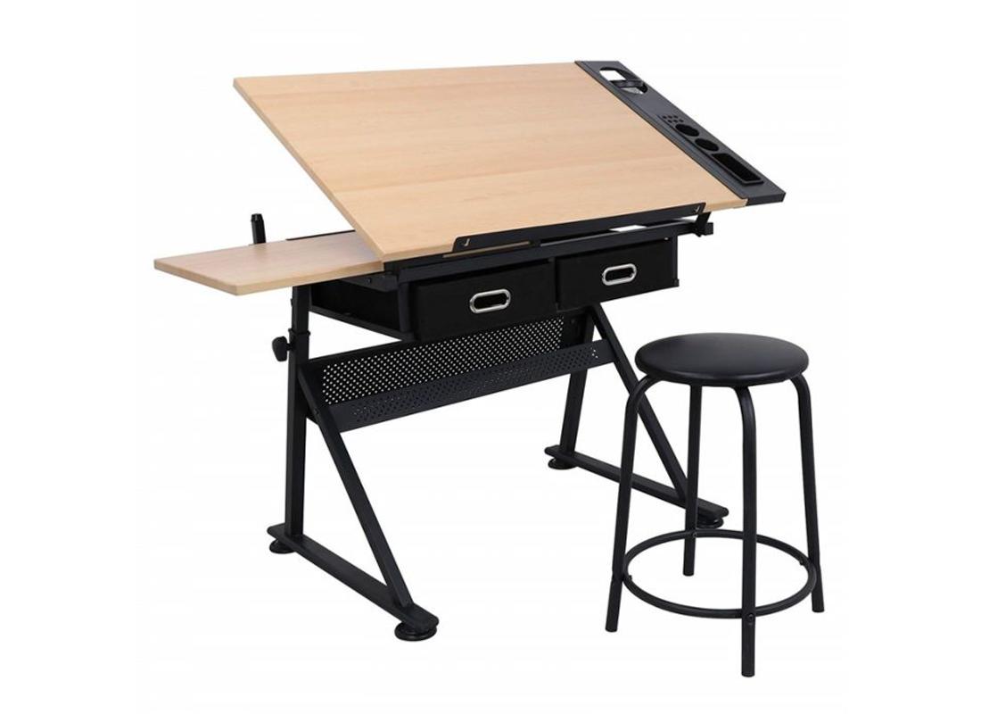 Dönthető rajzasztal székkel Multifunkcionális laptop asztal otthoni munkához 13.490 Ft