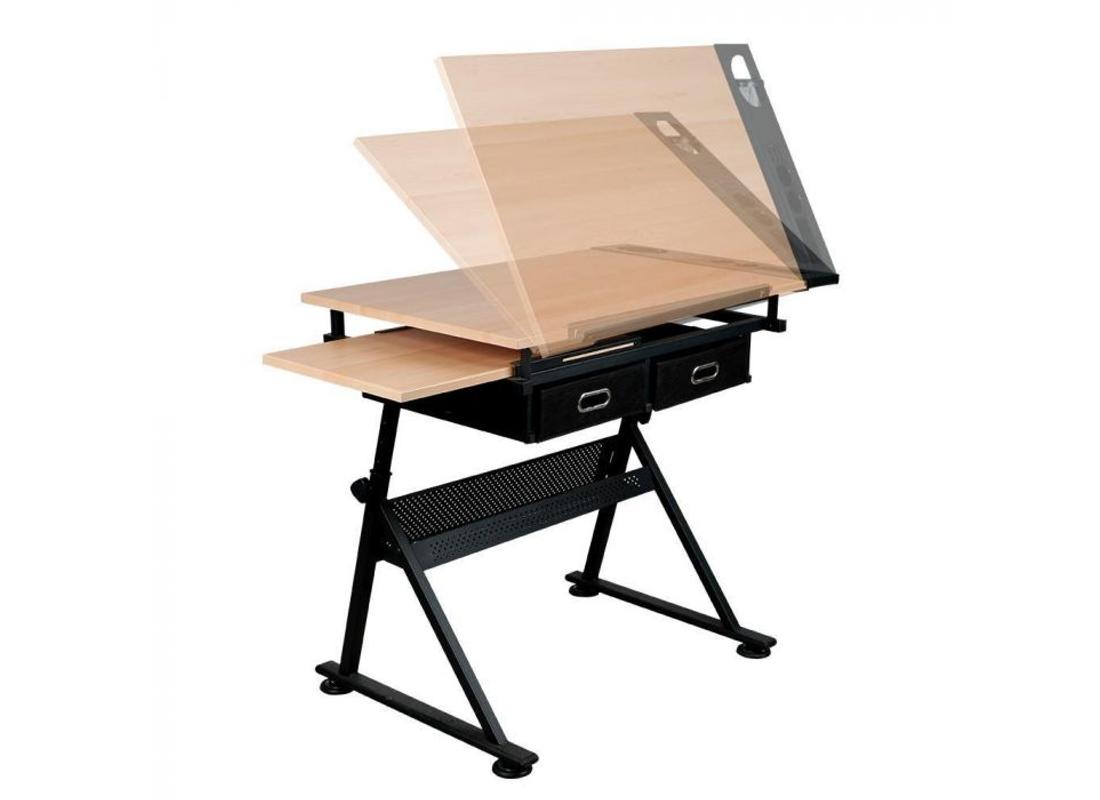 Dönthető rajzasztal székkel Multifunkcionális laptop asztal otthoni munkához 13.490 Ft