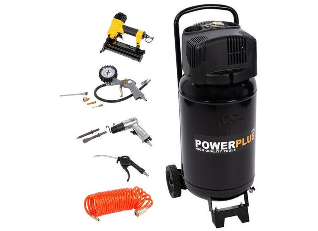 Powerplus Powx1751 Olajmentes álló Kompresszor 1100w 50l