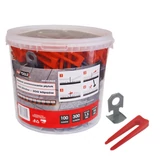 Kép 1/6 - AWTools burkolat szintező készlet, 7-14mm, 100+300db