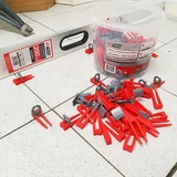 Kép 3/6 - AWTools burkolat szintező készlet, 7-14mm, 50+50db