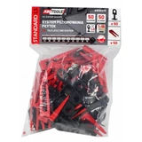 Kép 1/3 - AWTools burkolat szintező készlet, 7-15mm, 1mm, 50+50db