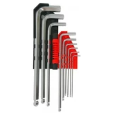Kép 2/2 - AWTools imbuszkulcs készlet, gömbfejű, CrV 6150, rövid, 1.5-10mm, 9db