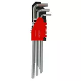 Kép 1/2 - AWTools imbuszkulcs készlet, kétvégű, hosszú, 1.5-10mm, 9db