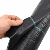 Kép 1/3 - AWTools agroszövet, fekete, vékonyabb, 0.8x50m