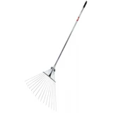 Kép 1/3 - AWTools fém lombseprű, állítható, 1.5m, 55cm, 15fog
