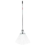 Kép 2/3 - AWTools fém lombseprű, állítható, 1.5m, 55cm, 15fog
