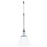 Kép 2/3 - AWTools fém lombseprű, állítható, teleszkópos, 1.6m, 55cm, 15fog