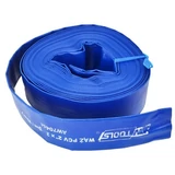 Kép 1/3 - AWTools víztömlő, lapos, PVC, 8bar, 1&quot;, 100m