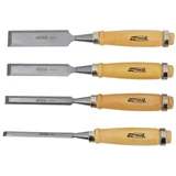 Kép 2/4 - AWTools favéső készlet fa markolattal, 6-24mm, 4db