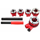 Kép 2/2 - AWTools csőmenetmetsző készlet, 3/8"-1.1/4", 7db