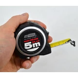 Kép 1/4 - AWTools Black Line mérőszalag, Auto Stop, ABS, 5mx2.5cm