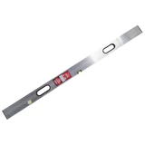 Kép 1/5 - AWTools vízmérték 2 markolattal, alumínium, 2 libellás, eloxált, 1.5m
