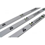 Kép 2/5 - AWTools vízmérték, alumínium, 2 libellás, eloxált, szürke, 2m