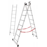 Kép 3/7 - AWTools létra, 3 részes, alumínium, 150kg, 3x8 fok