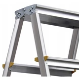 Kép 2/5 - AWTools létra, alumínium, kétágú, 150kg, 6 fokos
