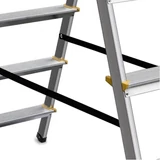 Kép 3/5 - AWTools létra, alumínium, kétágú, 150kg, 6 fokos