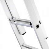 Kép 3/4 - AWTools profi létra, 3 részes, alumínium, 150kg, 3x14 fok