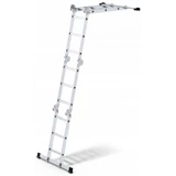 Kép 2/6 - AWTools univerzális létra-állvány, alumínium, 150kg, 4x3 fok