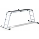 Kép 4/6 - AWTools univerzális létra-állvány, alumínium, 150kg, 4x3 fok