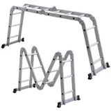 Kép 5/5 - AWTools univerzális létra-állvány, alumínium, 150kg, 4x4 fok