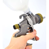 Kép 2/5 - AWTools TBH101AG festékszóró pisztoly, felső tartályos, HVLP, 0.6L, 1.4mm, 1/4"