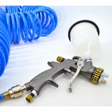 Kép 3/5 - AWTools TBH101AG festékszóró pisztoly, felső tartályos, HVLP, 0.6L, 1.4mm, 1/4"