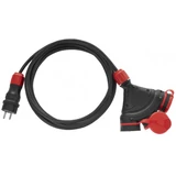 Kép 1/3 - AWTools hosszabbító elosztó, 3 utas, 230V, 4000W, 16A, 3x2.5mm, 10m