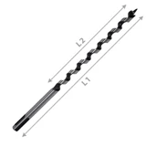 Kép 2/2 - Abraboro SDS Plus gerendafúró 6x230/155mm