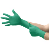 Kép 1/2 - Ansell laboratóriumi kesztyű, zöld, 10