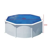 Kép 2/2 - Pontaqua White fémfalas családi medence, 3.50x1.20m